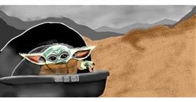 Baby Yoda - autor: Chaching