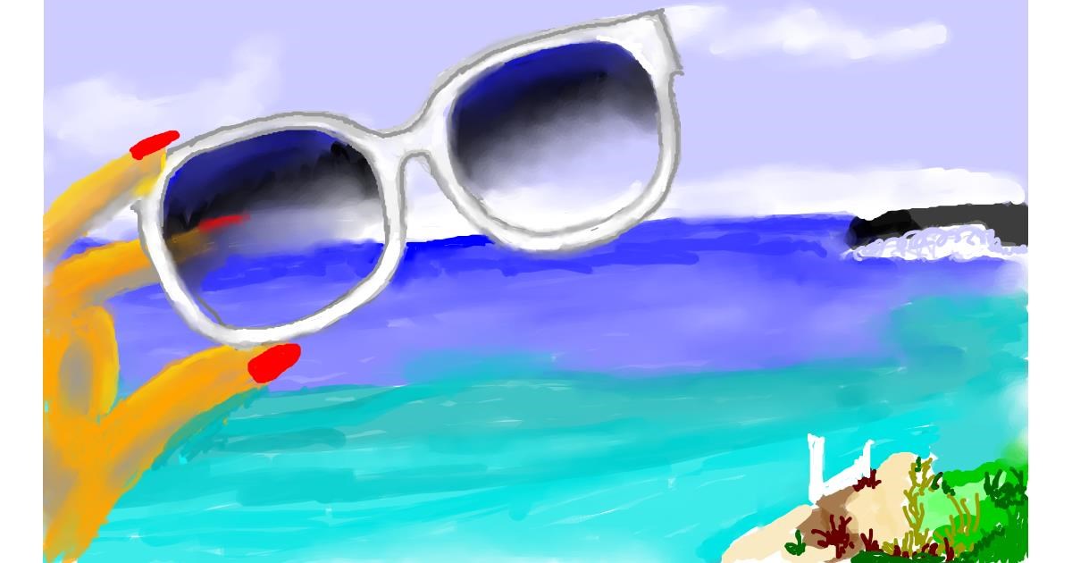 Drawing of Sunglasses by SAM AKA MARGARET 🙄