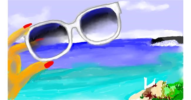 Sonnenbrille-Zeichnung von SAM AKA MARGARET 🙄