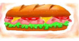 Drawing of Sandwich by quinn