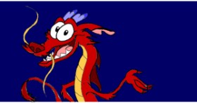 Drawing of Dragon by Randar