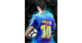 Drawing of Lionel Messi by ⋆su⋆vinci彡