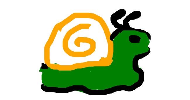 Drawing of Snail by fab