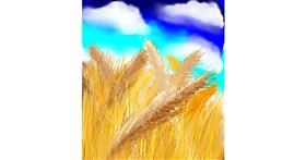 Drawing of Wheat by 🌌Mom💕E🌌