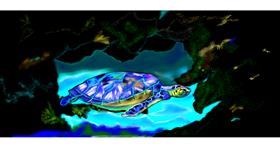 Schildkröte-Zeichnung von Chaching