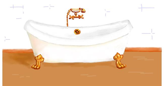 Drawing of Bathtub by shiNIN