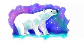 Drawing of Polar Bear by justme❤️