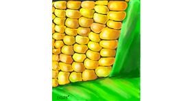 Drawing of Corn by GreyhoundMama