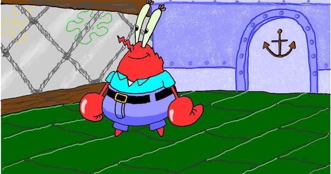 Drawing of Crab by InessA