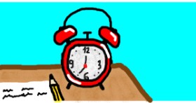 Drawing of Alarm clock by Balkanski UČIHA