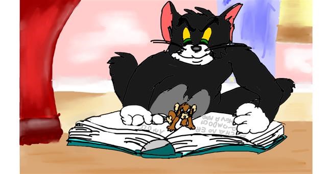 Drawing of Jerry (Tom & Jerry) by Magic 8