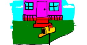 Drawing of Mailbox by Anonymous