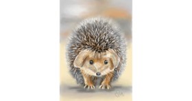 Drawing of Hedgehog by ⋆su⋆vinci彡