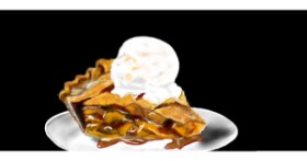 Drawing of Pie by Çhåching