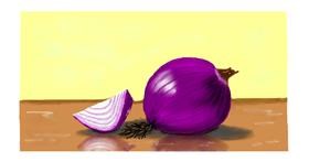 Drawing of Onion by DebbyLee