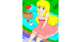 Drawing of Picnic by ヴィクトル
