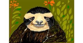 Drawing of Sloth by hahah