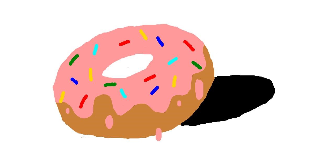 Drawing of Donut by bob