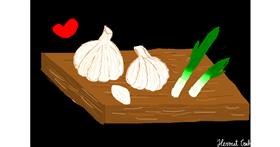 Drawing of Garlic by Bigoldmanwithglasses