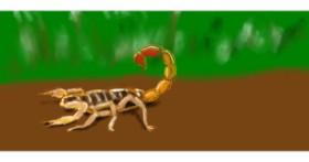Drawing of Scorpion by Choco tomato