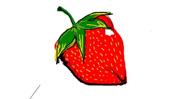 Drawing of Strawberry by han