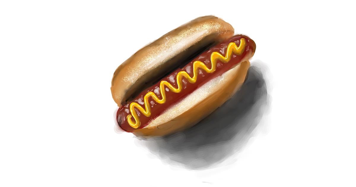 Drawing of Hotdog by NashNash😎