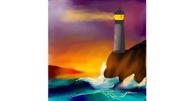 Drawing of Lighthouse by Sirak Fish