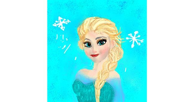 Elsa (Disney)-Zeichnung von KayXXXlee