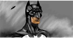 Drawing of Batman by Eclat de Lune