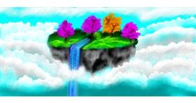 Drawing of Island by Annie