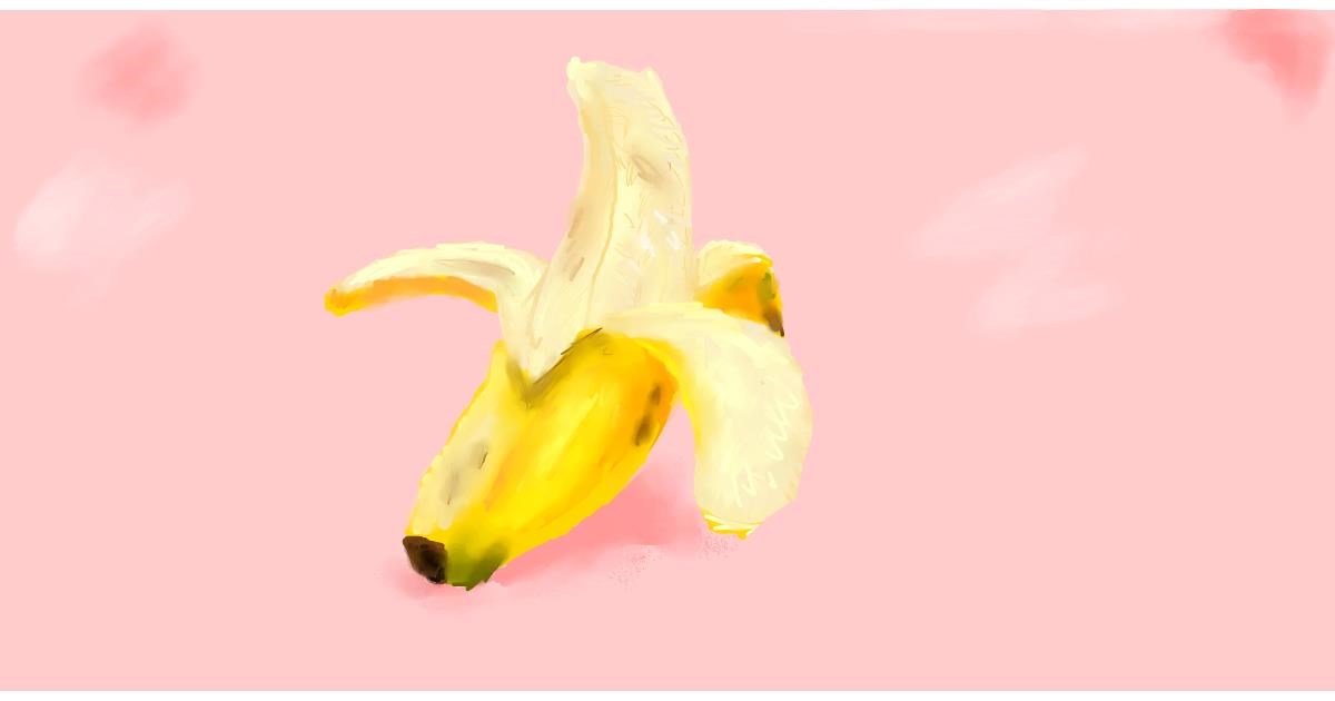 Drawing of Banana by Effulgent Emerald