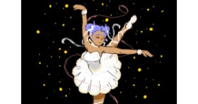 Drawing of Ballerina by katakatupe