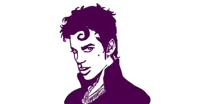 Drawing of Prince by Jill