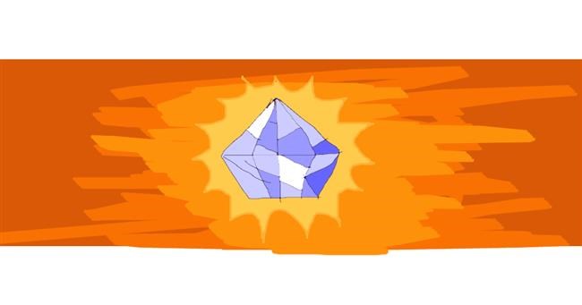 Drawing of Diamond by Drum