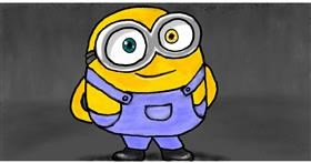 Drawing of Minion by InessA