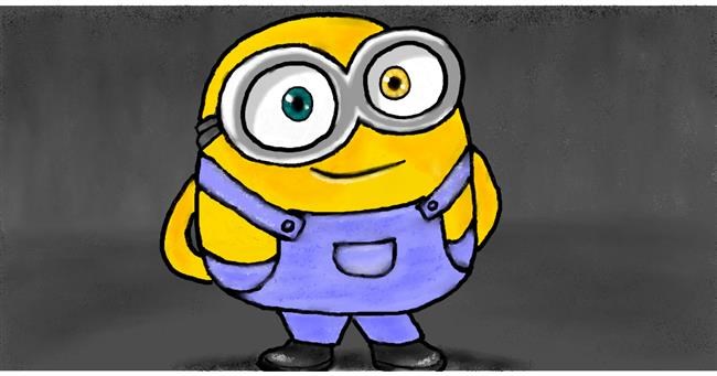 Drawing of Minion by InessA