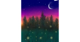 Drawing of Forest by DaydreamQueen🌙