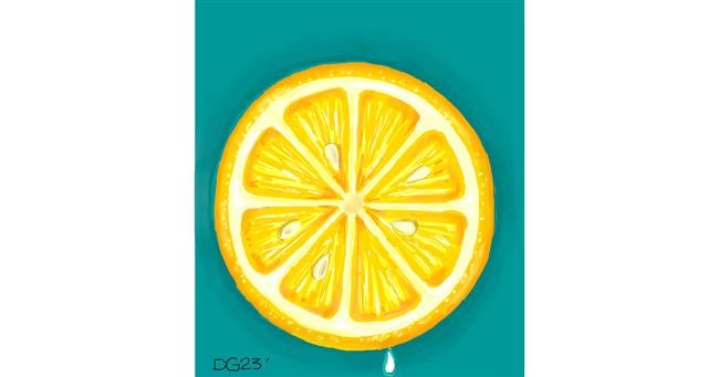 Drawing of Lemon by GreyhoundMama