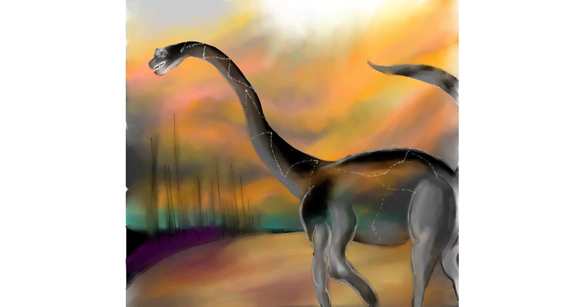 Drawing of Dinosaur by Yashi 🐢