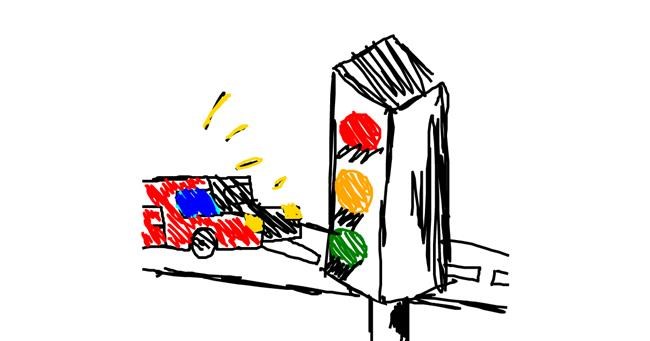 Drawing of Traffic light by 🐱