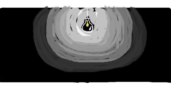 Drawing of Light bulb by JAmile