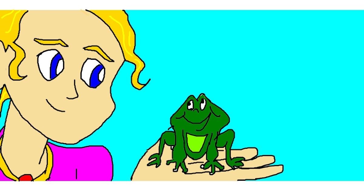 Drawing of Frog by Anonymous