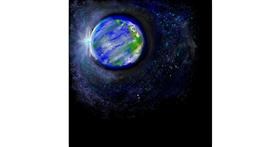 Drawing of Planet by Jamilynn