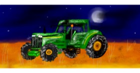 Drawing of Tractor by Shiney🪶