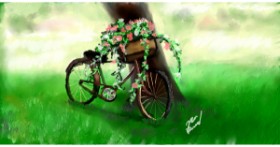 Drawing of Bicycle by Mea