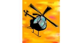 Drawing of Helicopter by 🌀zen,🌀