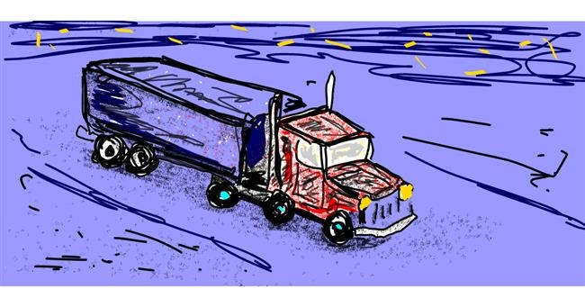 Drawing of Truck by Will
