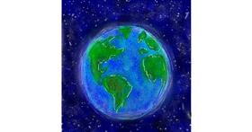 Drawing of Earth by KayXXXlee