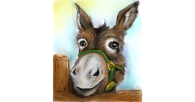 Drawing of Donkey by 👽mint