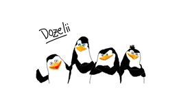 Drawing of Penguin by Dozelii